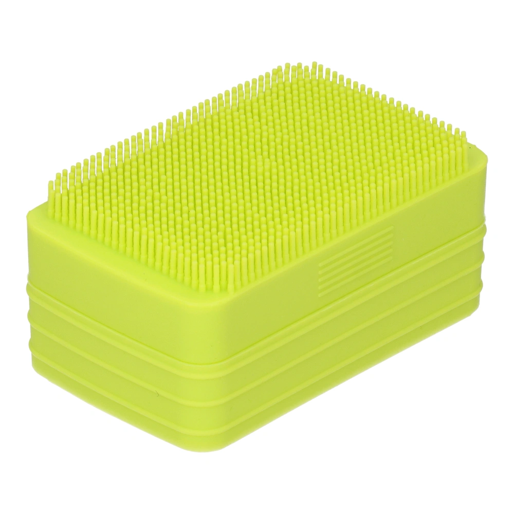 Soap Mini Silicone Soap Storage Drain Box Soap Container for Bathroom Shower Home Outdoor Travel Green