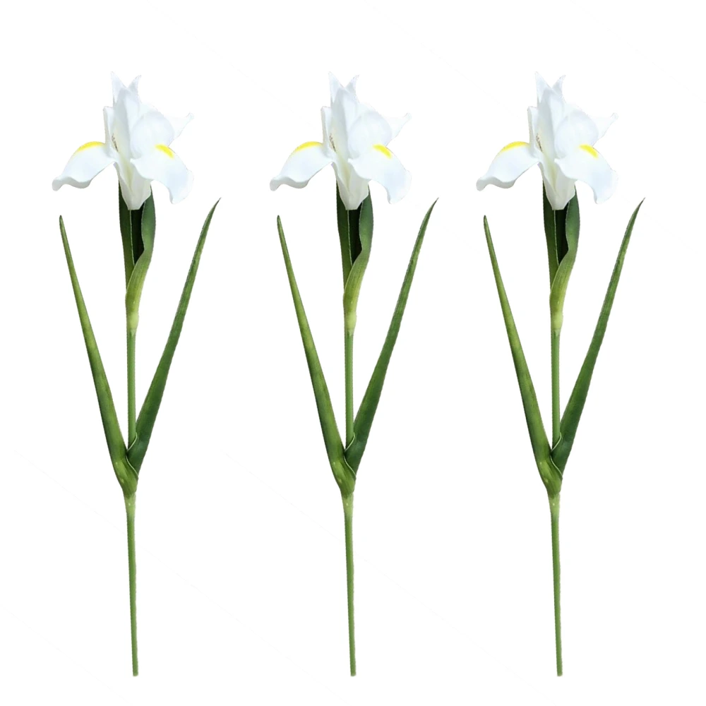 Simulation Flowers Ornaments Simulation Flowers Hand Iris Artificial Fake Flowers Wedding Decoration