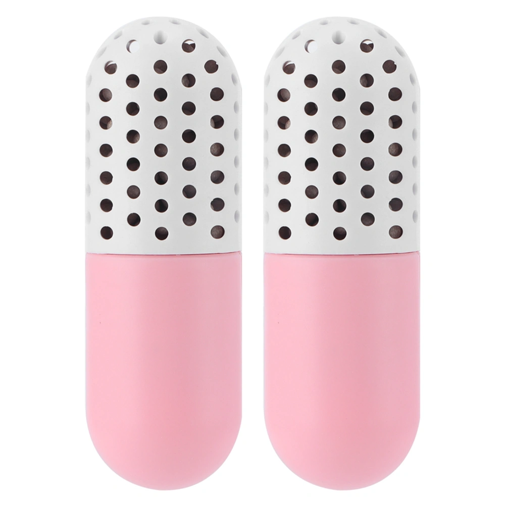 2Pcs Desiccant Shoe Deodorant Capsule Desiccant Keep Wardrobe Dry for Storage and Moisture Absorber