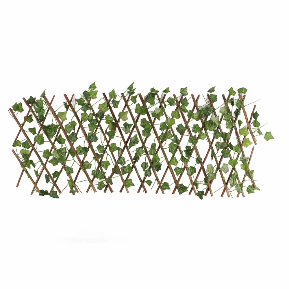 Simulation Fence Patio Fence Plant Fence Wood Garden Decoration Wooden Fence Retractable Fence