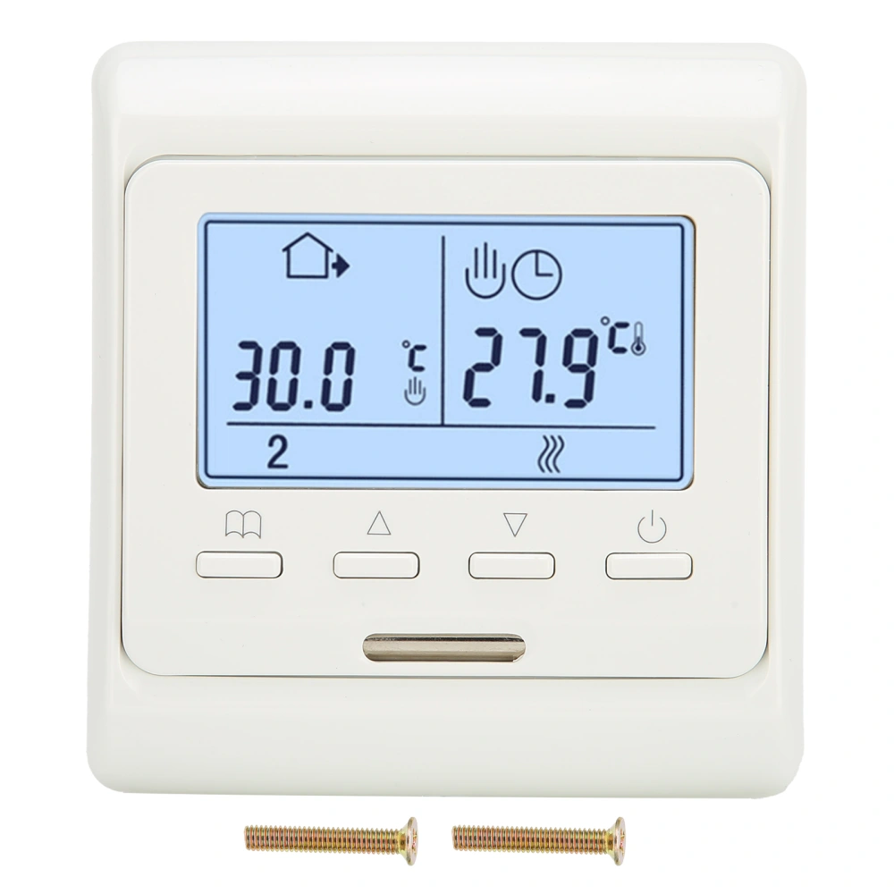 AC180V-230V Thermostat Wall Mounted Stove Temperature Controller for Water/Floor Heating