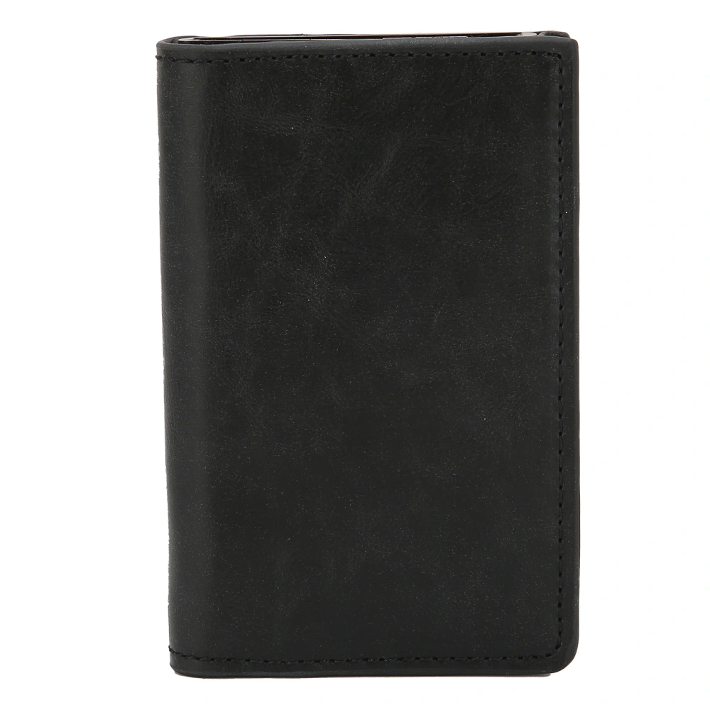 Stylish Simple Business Wallet Shielding Degaussing Credit Card Holder Money ClipBlack