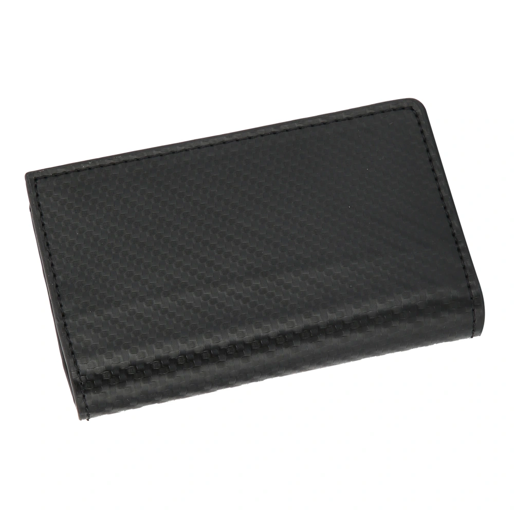 Stylish Simple Business Wallet Shielding Degaussing Credit Card Holder Money ClipCarbon Fiber