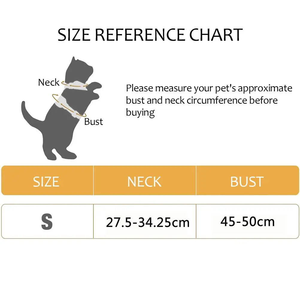 Cat Harness with Leash for Walking Escape Proof Adjustable Vest Harnesses for Cats Pet Supply