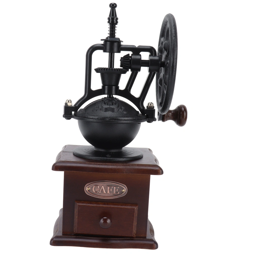 Vintage Style Manual Coffee Grinder Household Coffee Bean Mill Hand Crank Grinding Machine