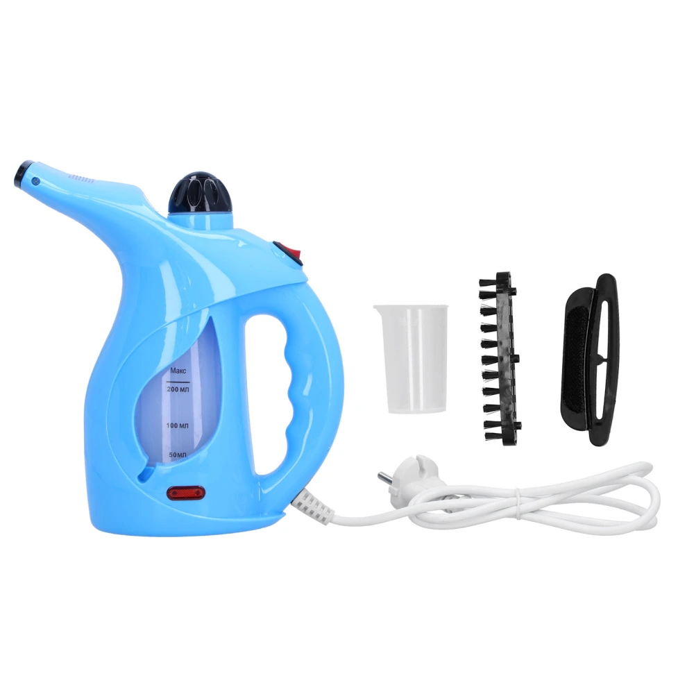 Blue Handheld Garment Ironing Machine Mini Electric Steam Iron for Home EU Plug 220V