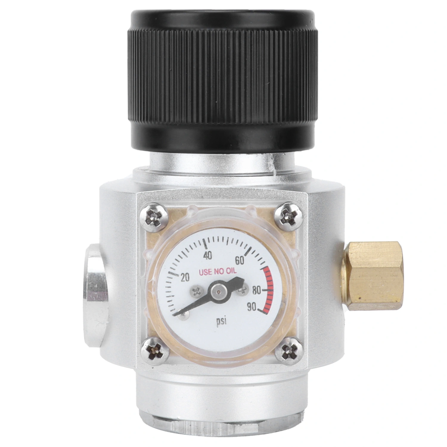 0-90PSI CO2 Regulator 3/8in Stainless Steel Soda Water Pressure Reducing Valve for Homebrew