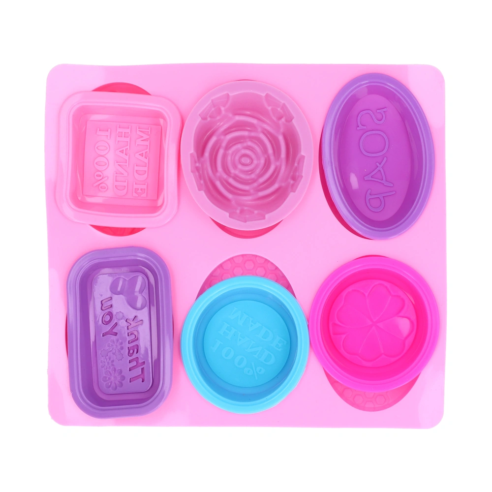 7Pcs Silicone Mold Food Grade Portable Multifunctional Cake Mould for Dinner Party Camping