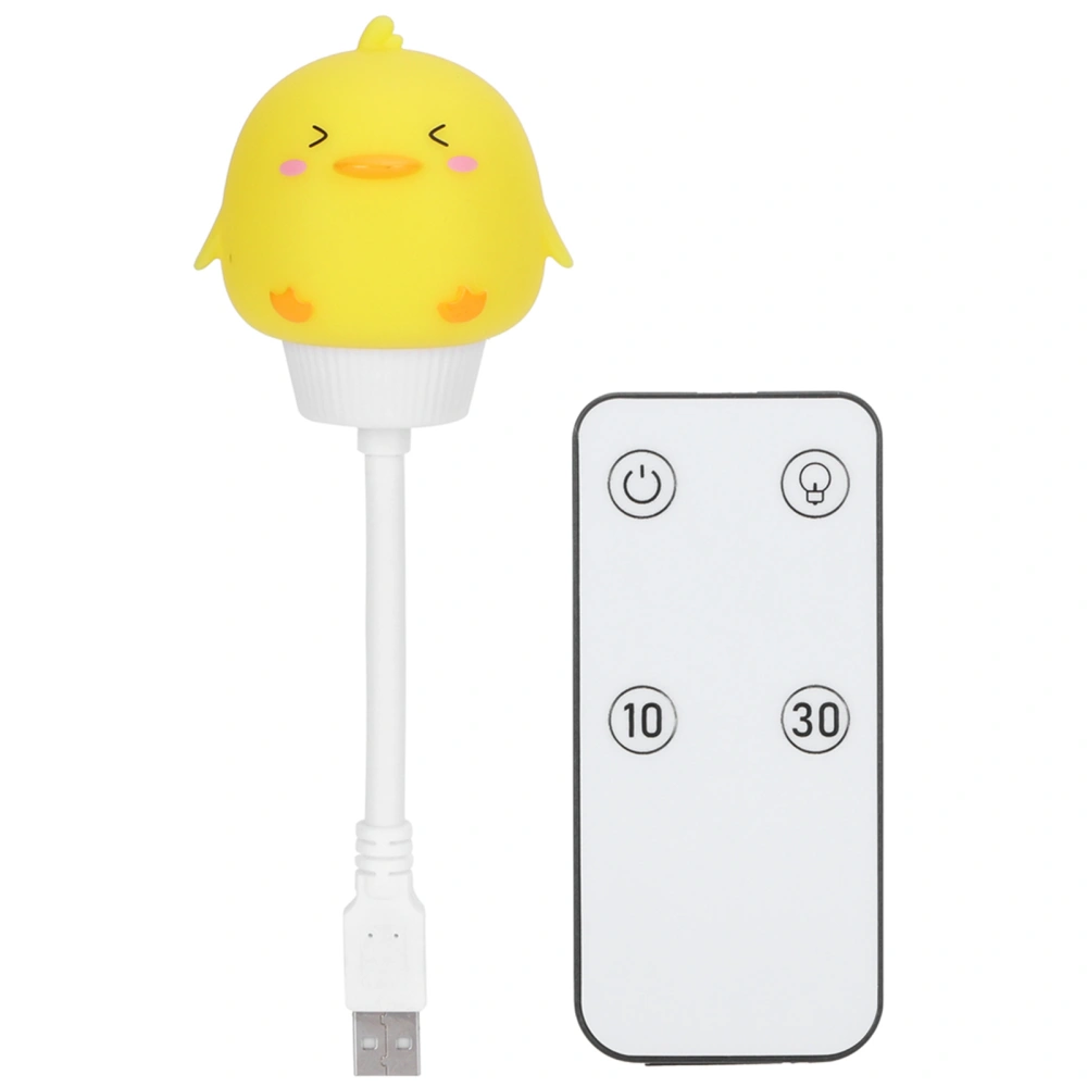 Remote Control Timing Night Light Flexible USB LED Night Lamp for Bedroom Bedside DecorDuck Style