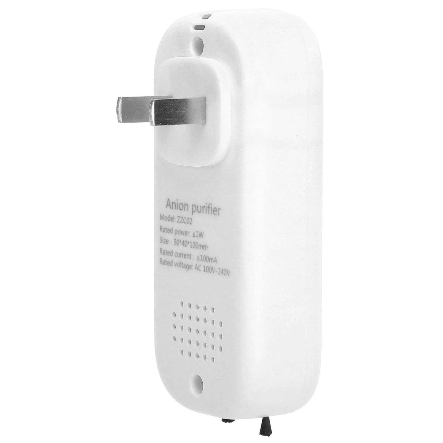 Air Cleaner Multifunctional Negative Ion Air Purification Deodorizer US Plug 100‑240VWhite