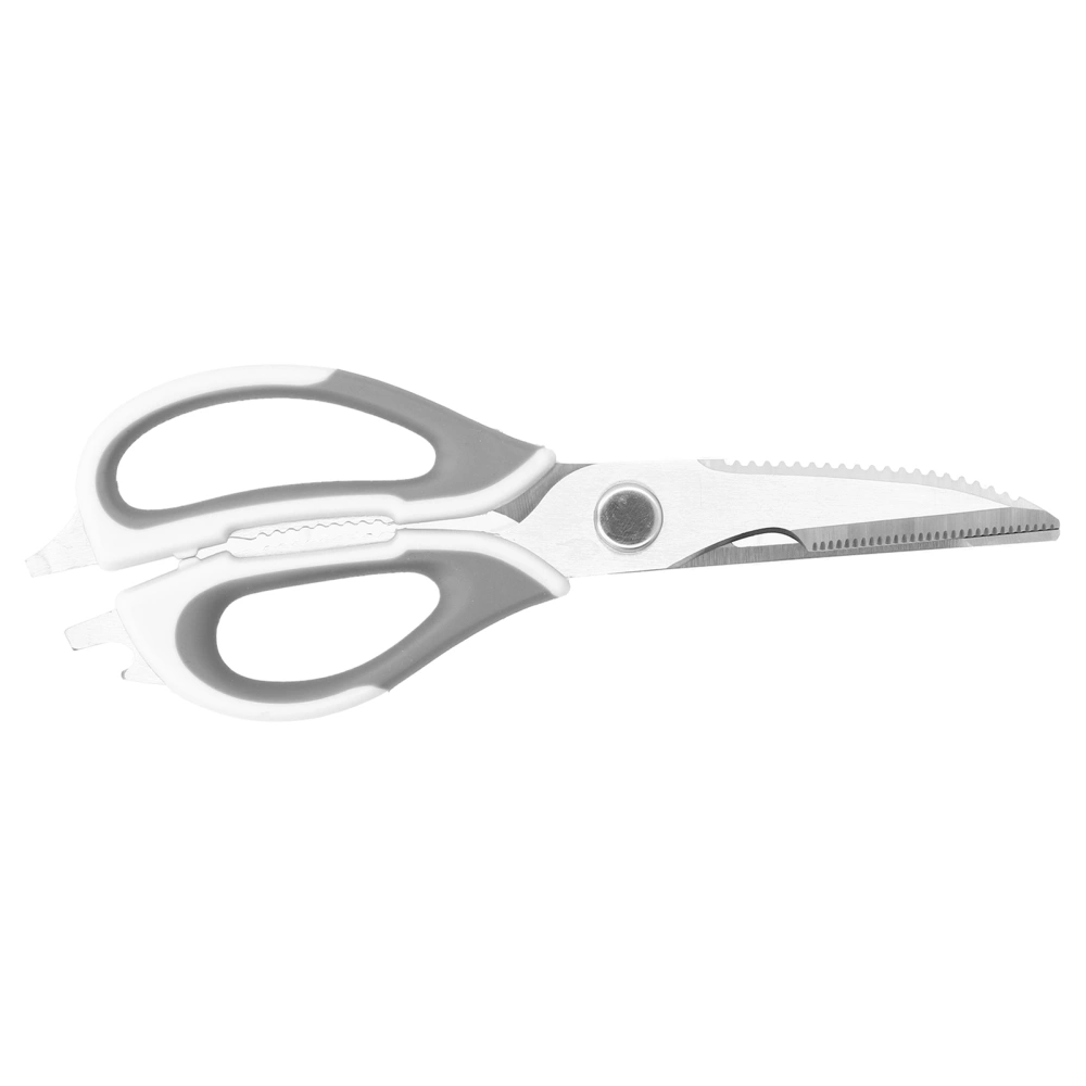 Detachable Kitchen Scissors Multifunctional Stainless Steel Seafood Food Scissors for HomeGrey