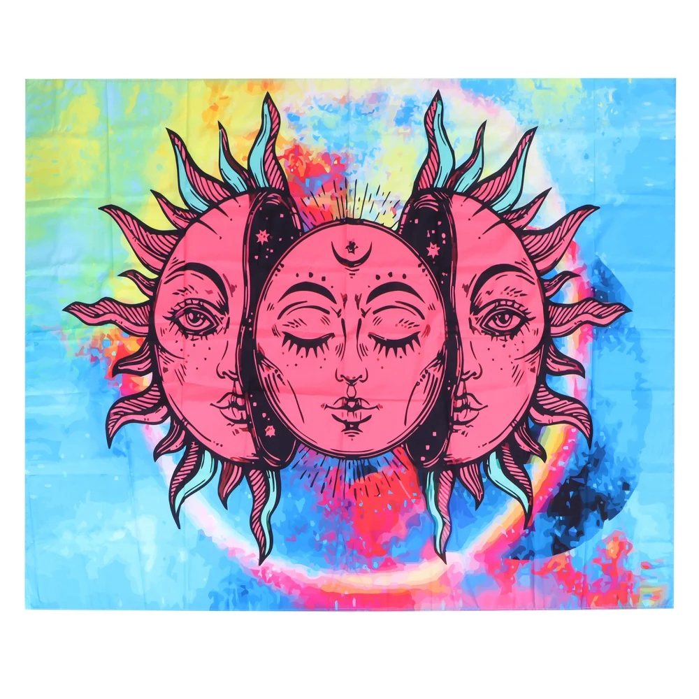 Sun Goddess Pattern Tapestry Wall Hanging for Bedroom Living Room Background Art Decor230x180cm