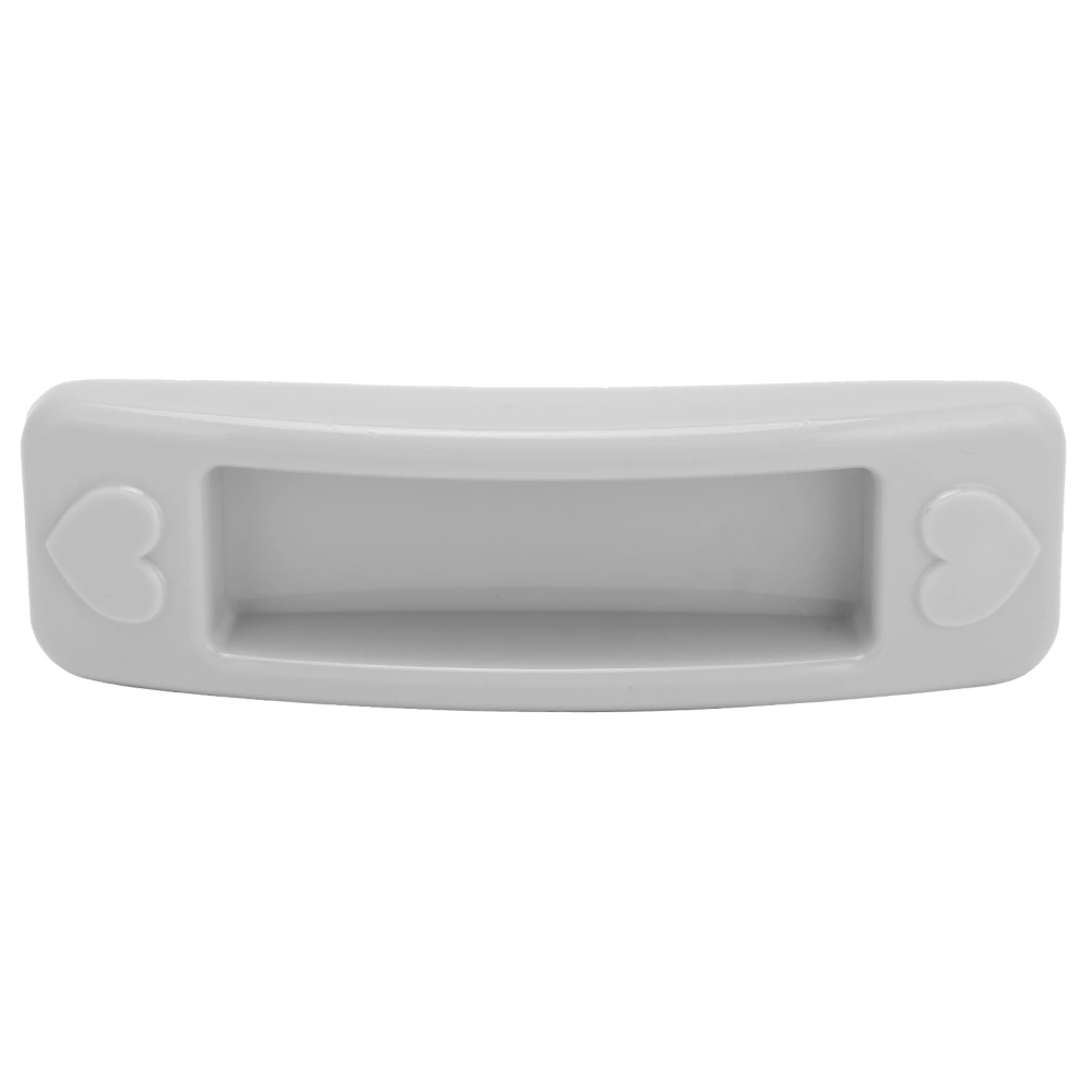 Gray NonDrill Glass Sliding Door Handle Paste Plastic Handle for Drawer Window Cabinet