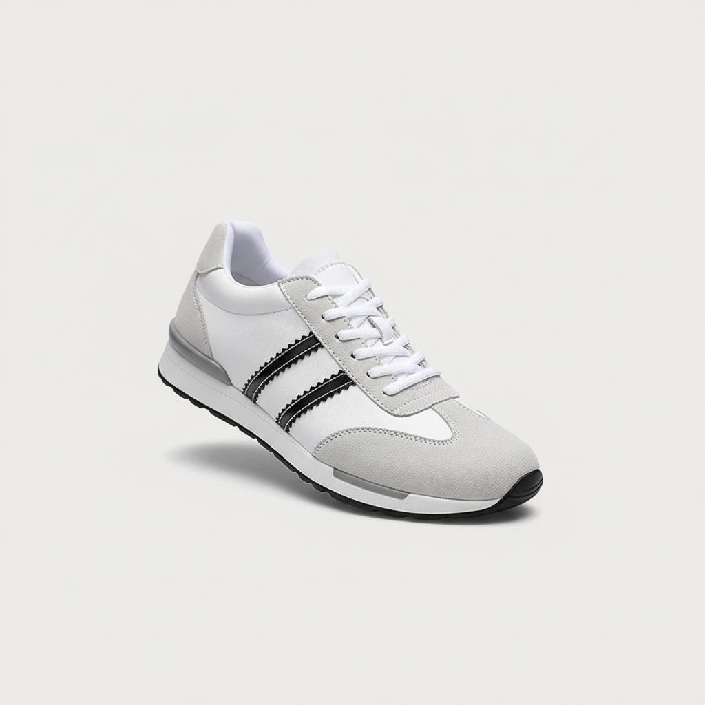 Breathable Casual Skateboard Shoes Trendy White Shoes Sports
