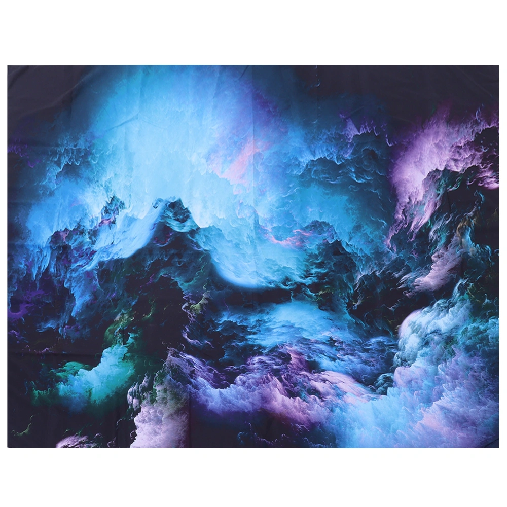 Background Wall Tapestry MultiPurpose Polyester Fiber Hanging Blanket Art Decoration(150x130cm )