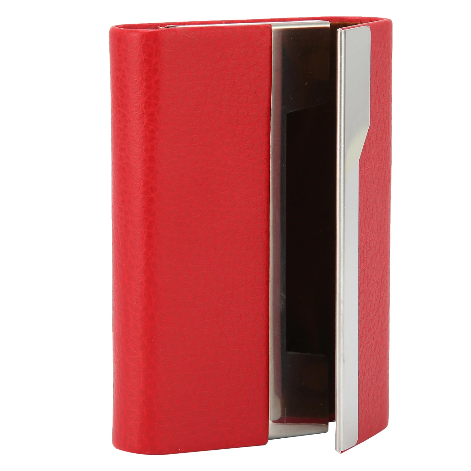Fashion Business Card Holder Name Card Box Storage Case Gift for Men and Women UseRed 046#