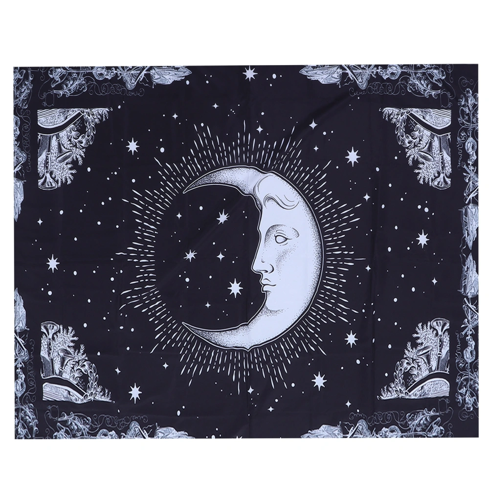 Wall Hanging Tapestry MoonPattern Background Decoration for Living Room Bedroom(230x180cm )