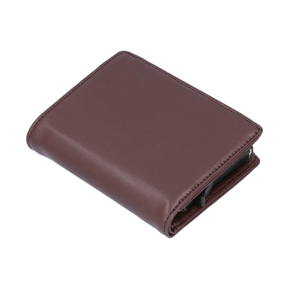 ID Credit Card Holder Large Capacity Business Card Case Wallet for Men and WomenCoffee x-54#