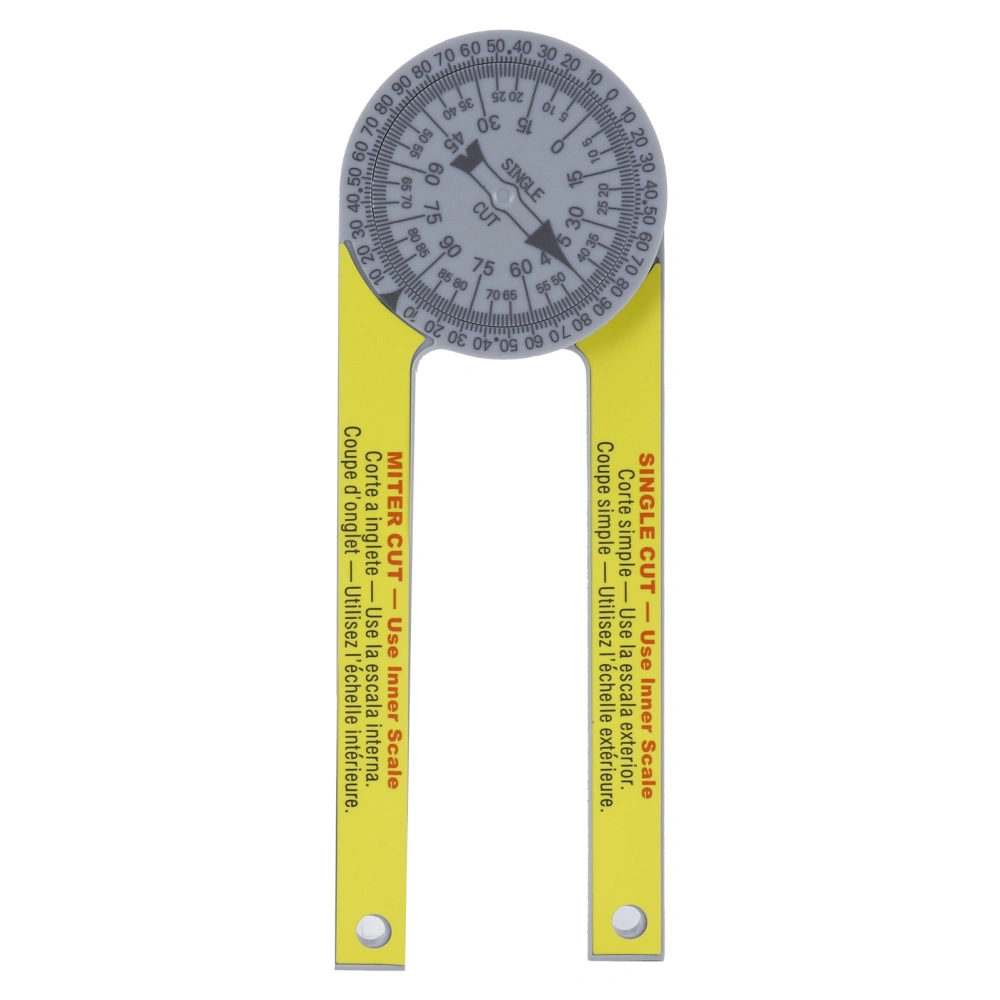 Miter Saw Protractor Portable Calibration 3-Dimensional Goniometer Angle Finder Tools