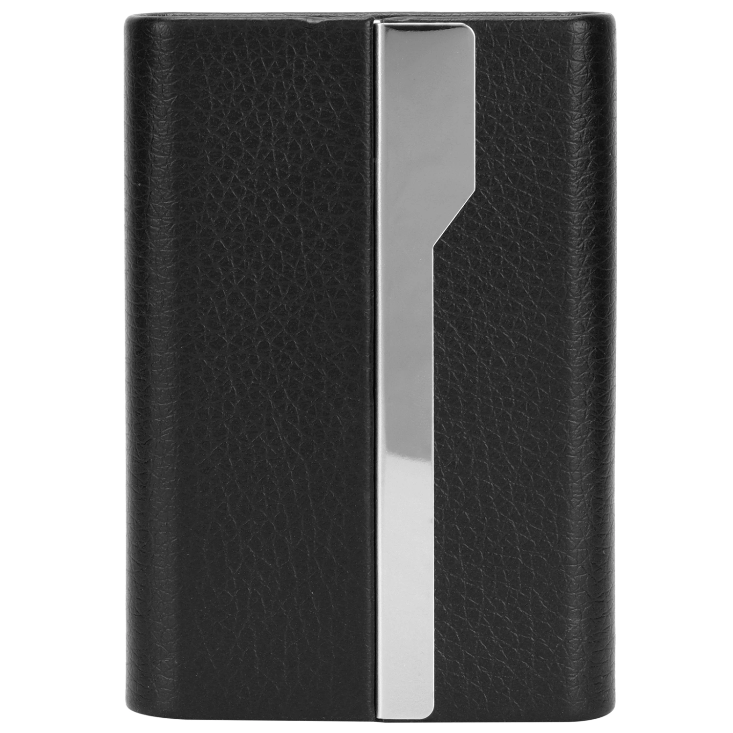 Business Card Holder Large Capacity Name Card Box Storage Case for Men and WomenBlack 016#