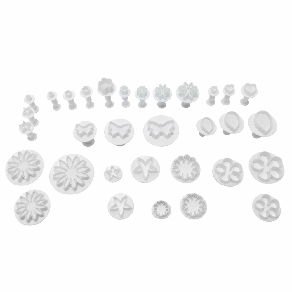 33Pcs/Set Fondant Cake Baking Tool DIY Biscuits Cookies Mold Cooking Tool Kitchen Utensils