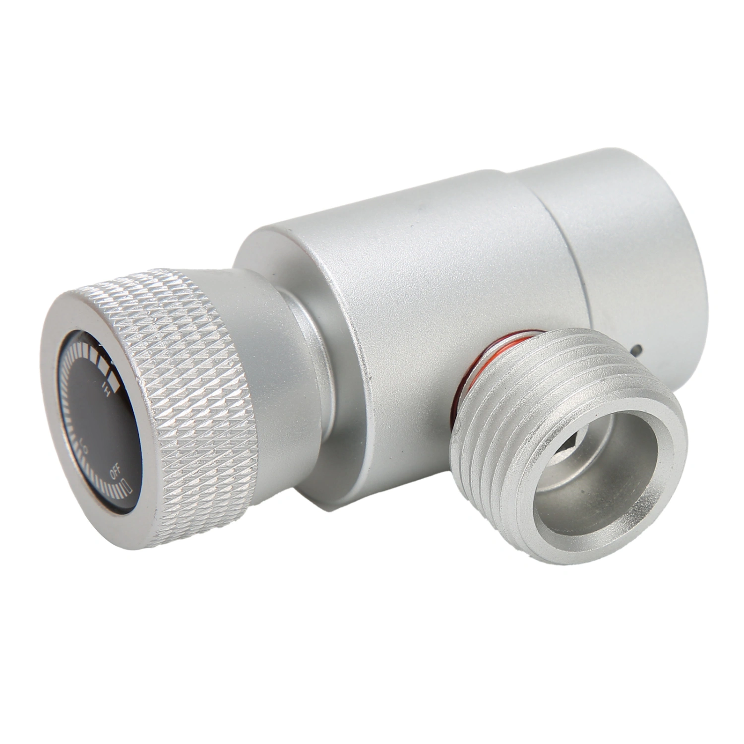 CO2 Refilling Adapter CGA320//TR21-4 Soda Valve Connector ASA Accessories Silver