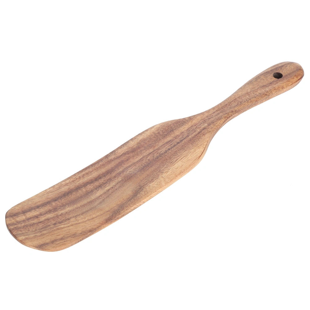 Teak Spatula Flat Shape FoodGrade Wooden Cooking Spatula for Home Kitchen Cooking(29x5.5cm )