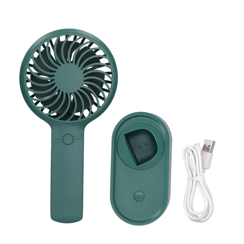 Desktop Fan Portable 90° Oscillating Electric Fan 3 Speed Adjustment for Home Office TravelGreen