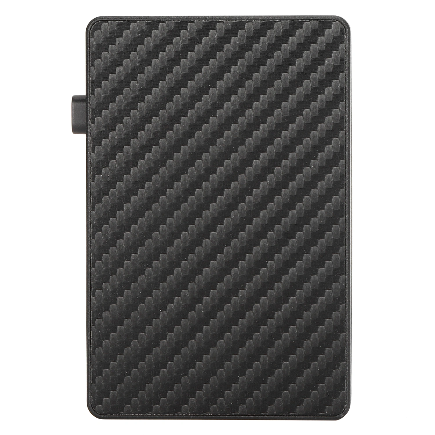 Anti Theft Business Card Holder Portable Anti Magnetic Credit Card ID Case for RFID(Carbon Fiber Black X64#A)