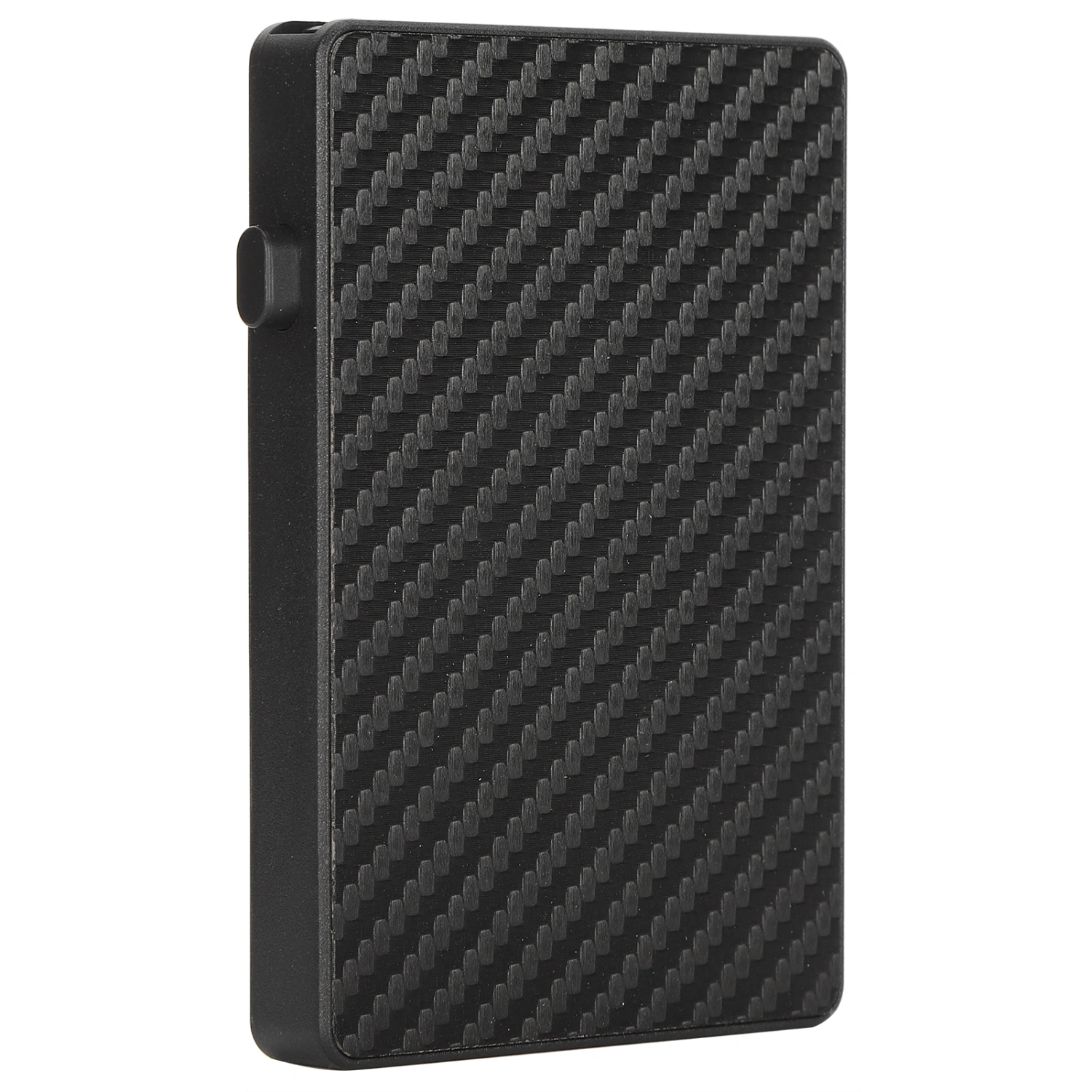 Anti Theft Business Card Holder Portable Anti Magnetic Credit Card ID Case for RFID(Carbon Fiber Black X64#A)