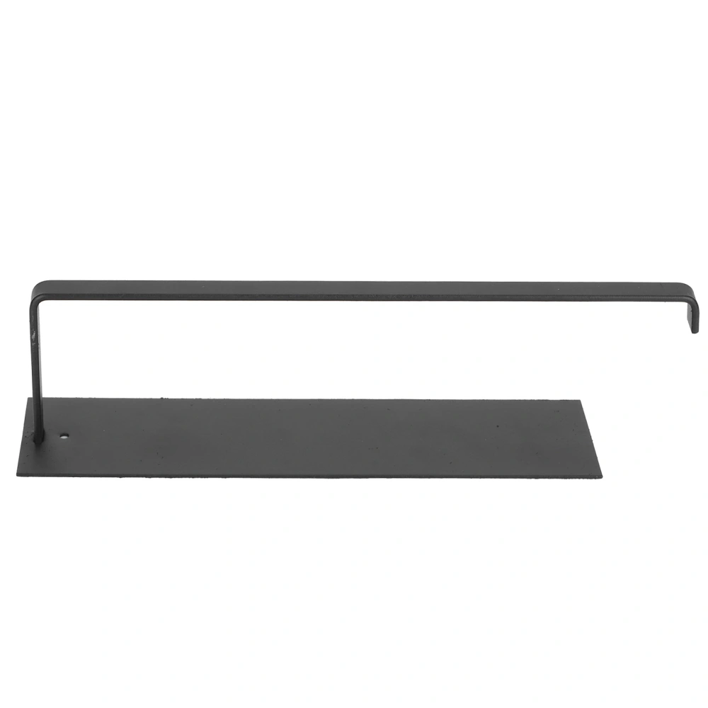 Paper Towel Holder Under Cabinet Self Adhesive Toilet Paper Rack Bathroom Kitchen Matte Black