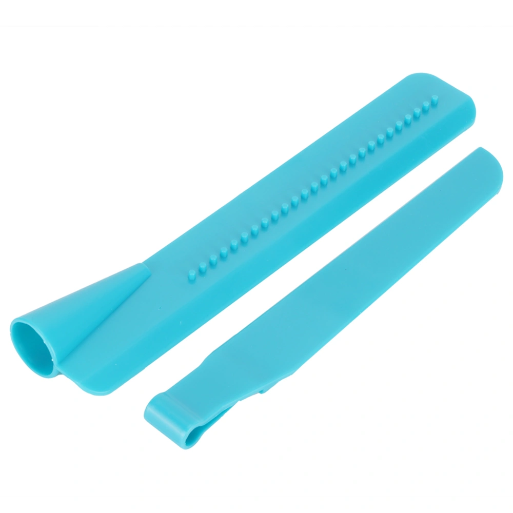 Cake Smoother Ruler Height Adjustable Cream Butter Scraper Cake Decorating Tool Blue