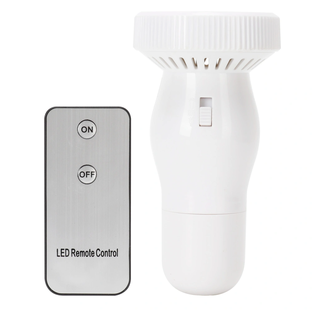 LED Energy Saving Lamp Remote Control Flashlight Rechargeable Anion Purification Light 100‑240V