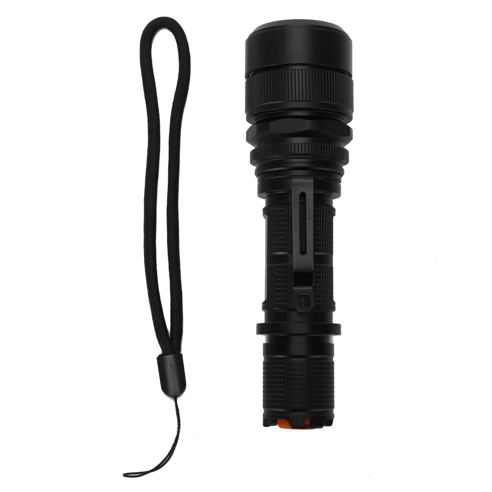 Aluminum Alloy LED Strong Light Flashlight Cycling Lighting Telescopic Focusing Flashlight