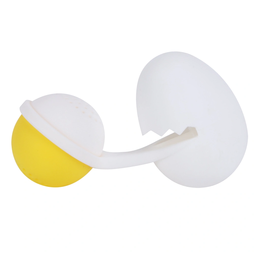 Cute Egg Shape Tea Infuser Strainer Silicone Tea Bag Loose Leaf Filter Kitchen Gadget