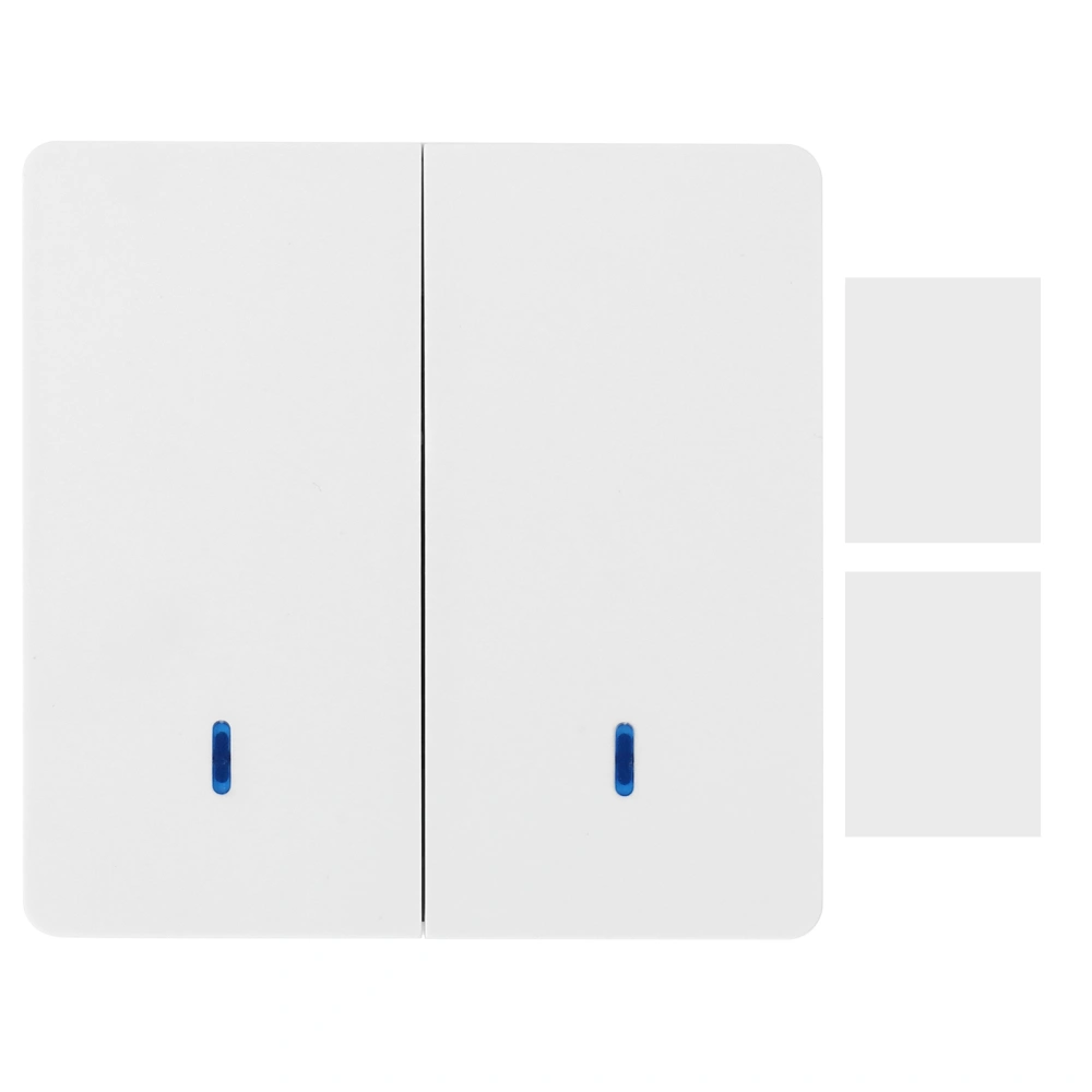 Single‑Way Double Control Wall Switch Panel Remote Switch Intelligent Control Device 220V