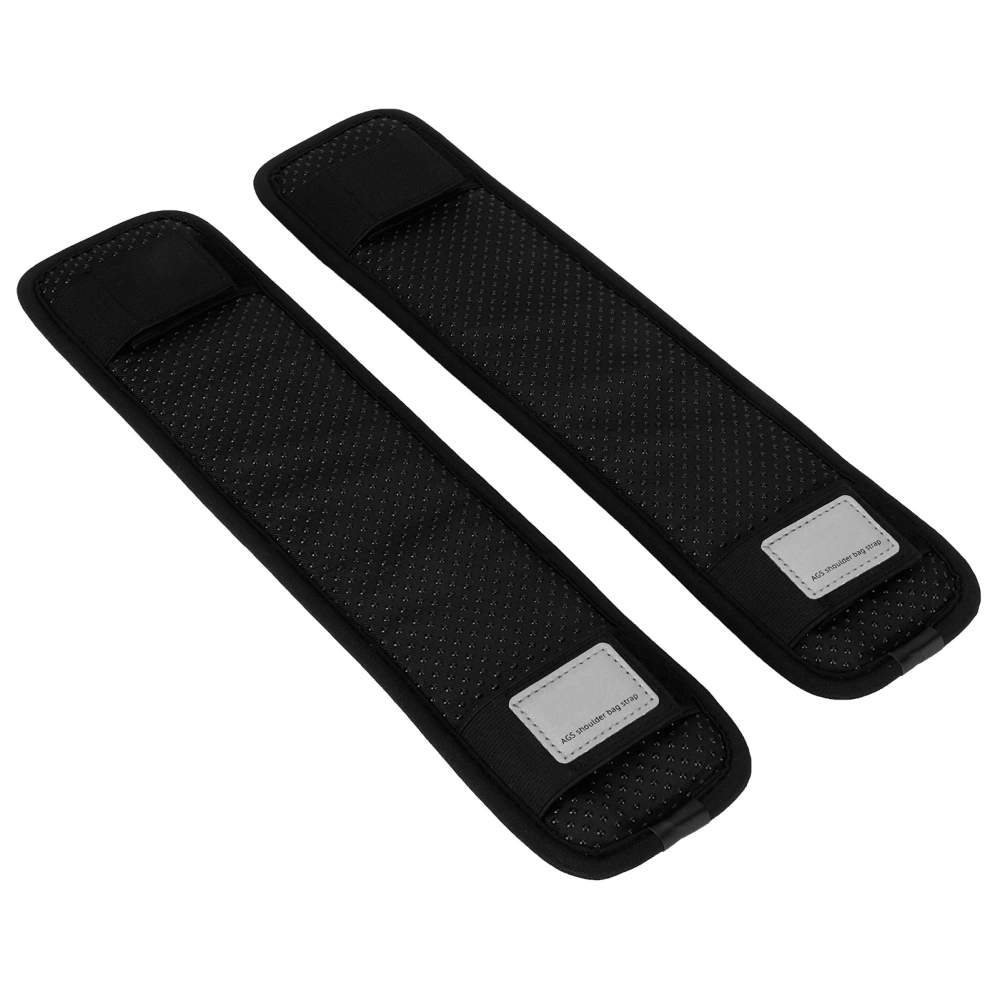 2Pcs Infrared Shoulder Strap Pad Detachable Backpack Decompression Belt Cushion Accessory BlackL