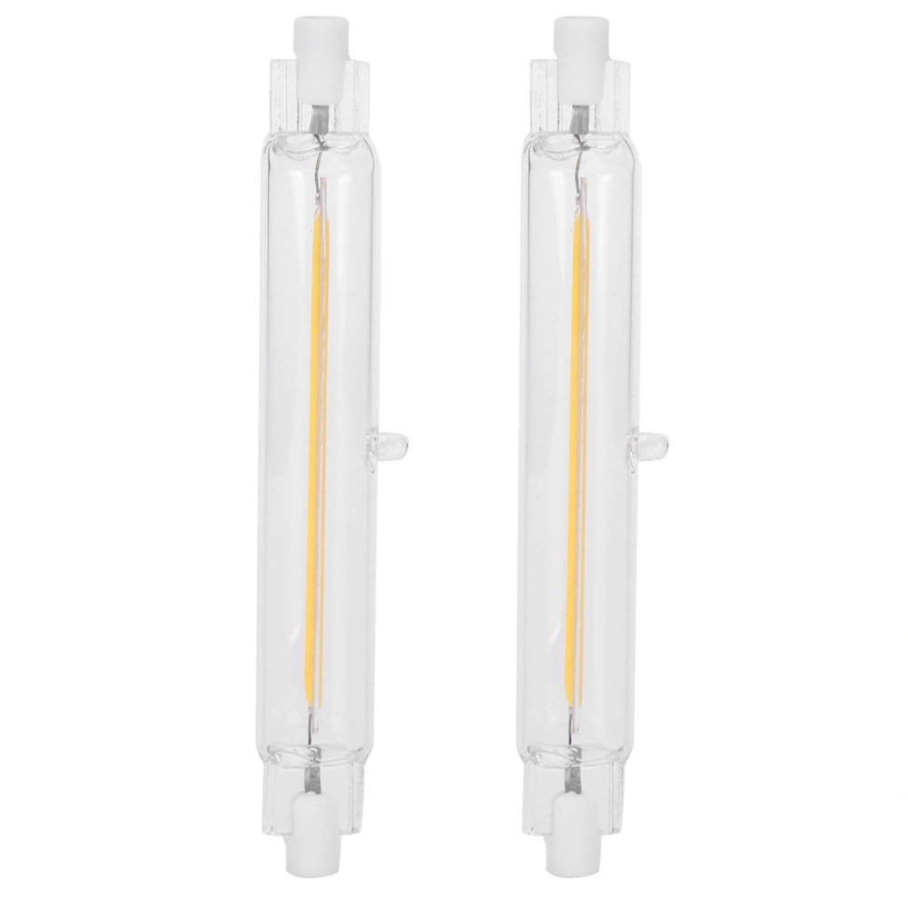 2Pcs R7S Light Bulb COB 15W Double Ended Light Source 118mm Flood Light Accessory 220VWarm White 3000K