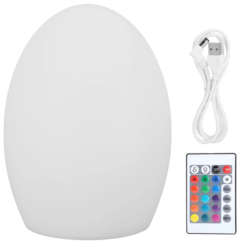 USB Charging LED 16 Colors Remote Control Night Light Outdoor Waterproof Lamp (14 x 19cm)