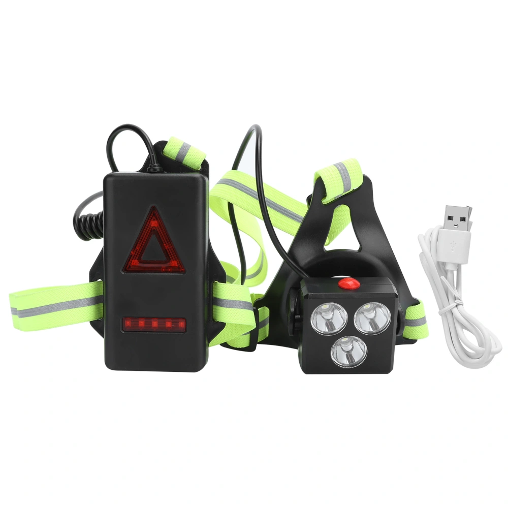 LED Night Running Lights USB Charging Chest Lamp Safety Warning Light for Outdoor Camping Hiking