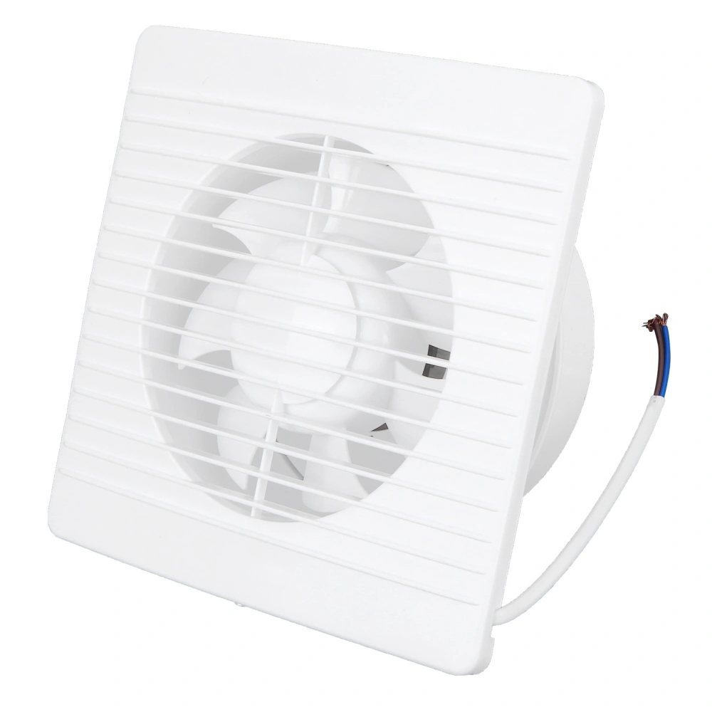 WallMounted Exhaust Fan 7Blades Ventilation Fan with Check Valve for Kitchen Bathroom 220V(13.3cm )