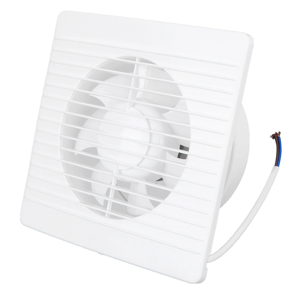 WallMounted Exhaust Fan 7Blades Ventilation Fan with Check Valve for Kitchen Bathroom 220V(20cm )