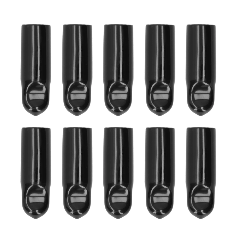 10Pcs Beer Tap Cap Rubber Covers Accessory for Beer Barrel Draft Beer Faucet Black