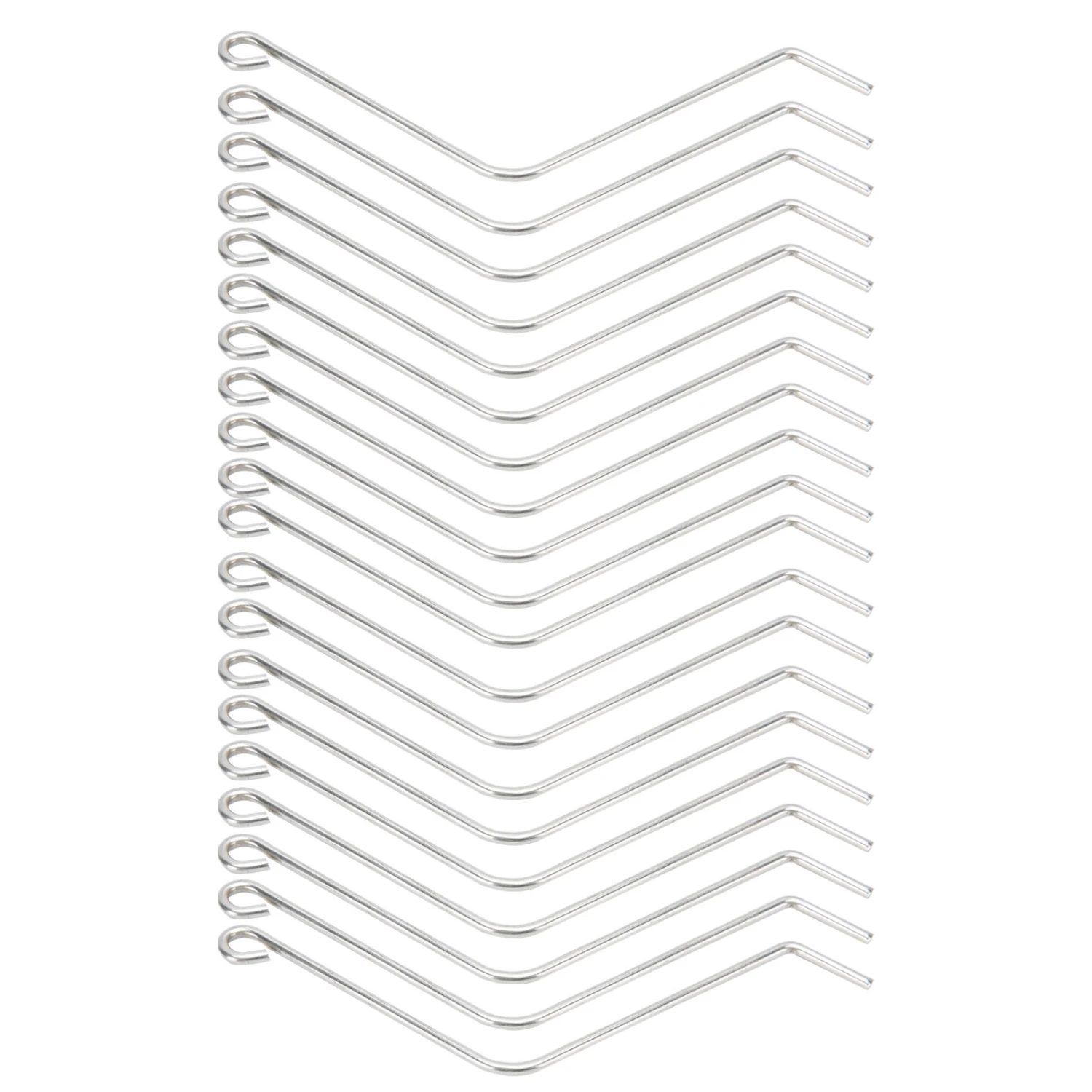 20PCS Stainless Steel Beehive Connectors Bend Wire Holder for Wooden Beehive Beekeeping Tools