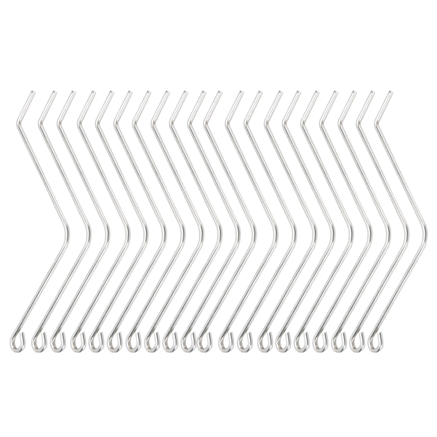 20PCS Stainless Steel Beehive Connectors Bend Wire Holder for Wooden Beehive Beekeeping Tools