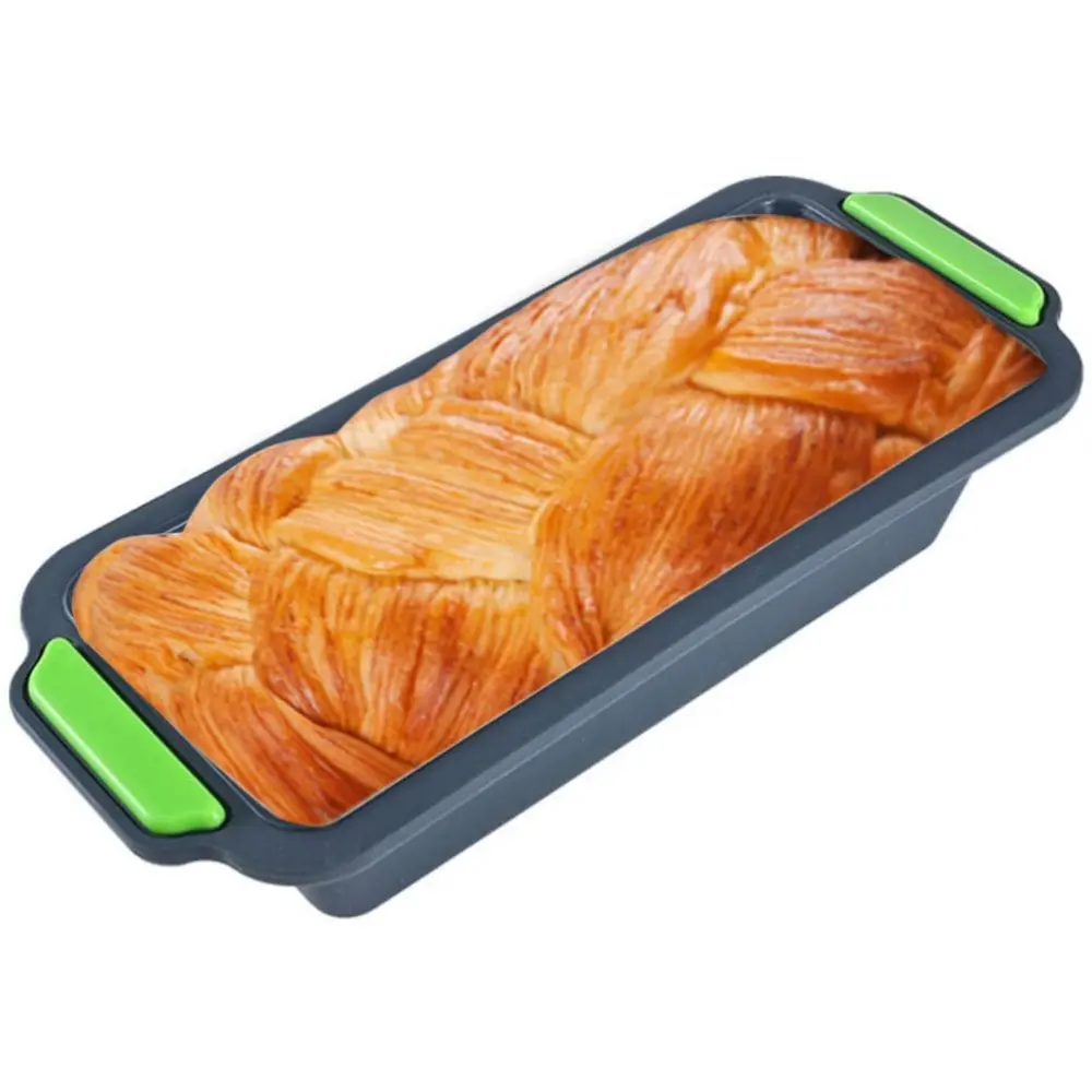 Silicone Baking Mold Loaf Bread Tray Rectangular Bread Baking Tool for DIY Homemade Cake Bread