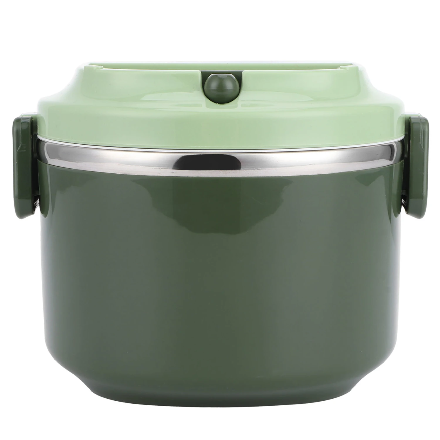 Insulated Lunch Box Stainless Steel Bento Box Portable Food Container Kitchen UtensilsSingle Layer/ 1L