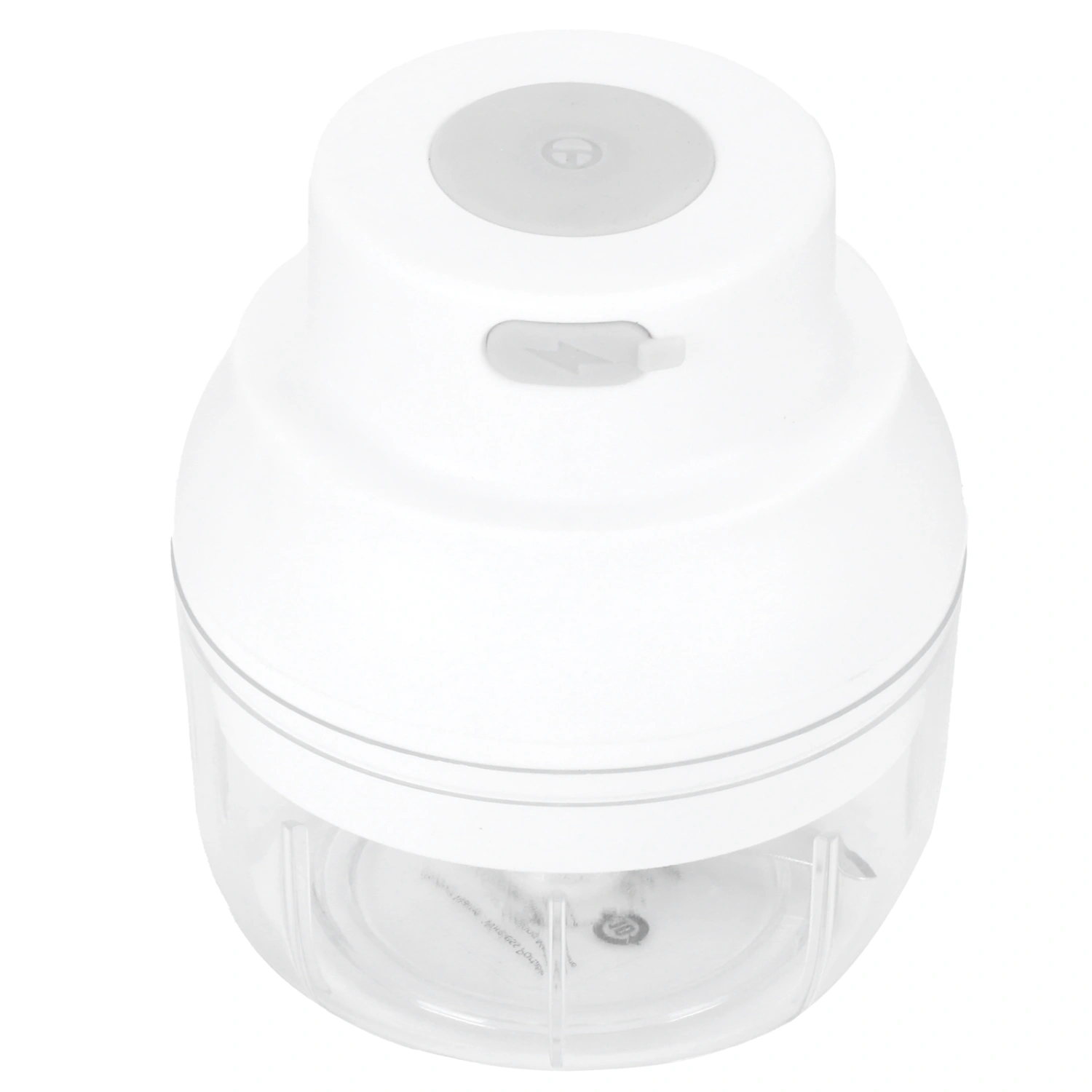 100ml USB Vegetable Cutter Mini Garlic Crusher Chopper Electric Garlic Masher Cooking AccessoryWhite