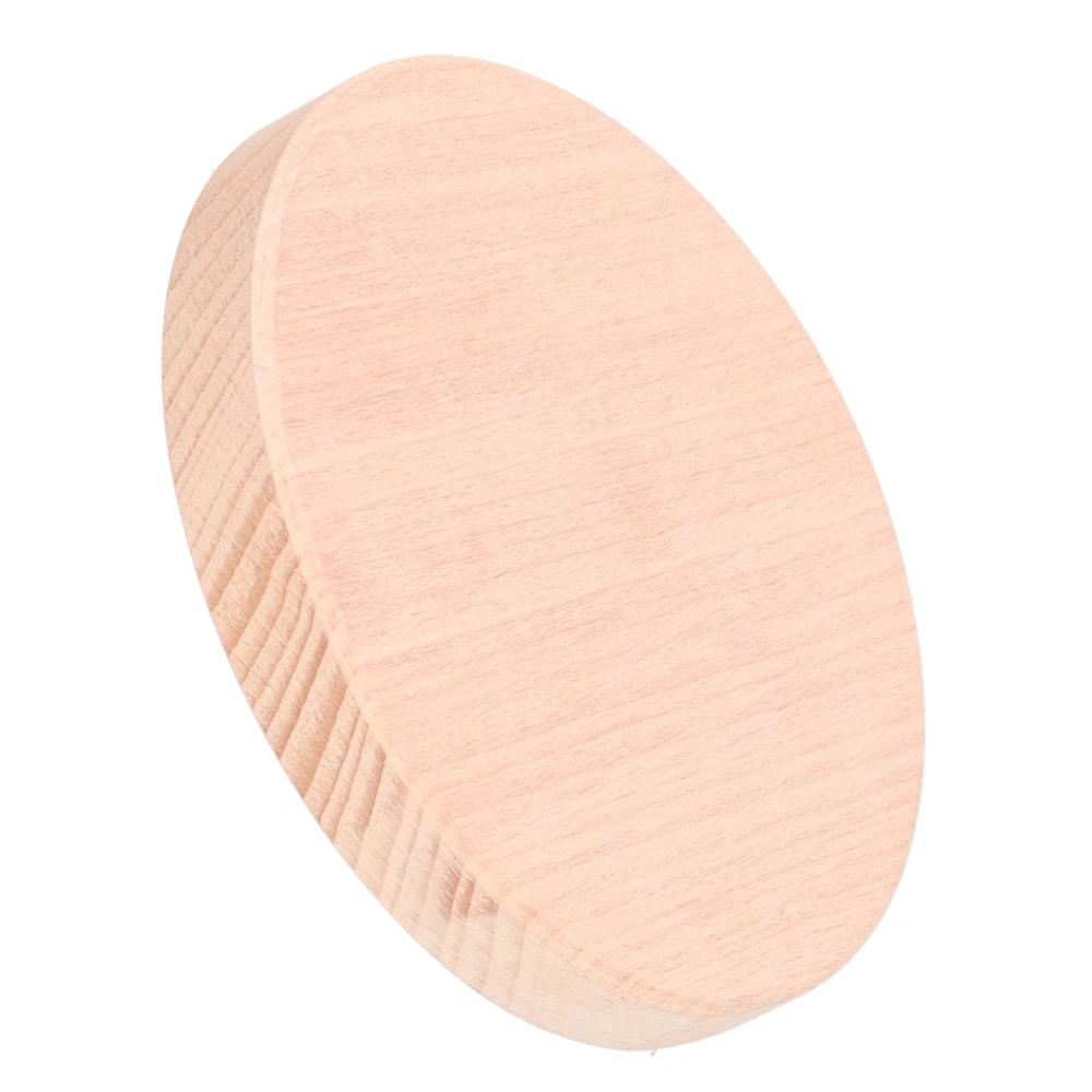 Round Wood Coaster Placemat Round Heat Resistant Drink Mat Cup Pad for Home KitchenWood Color