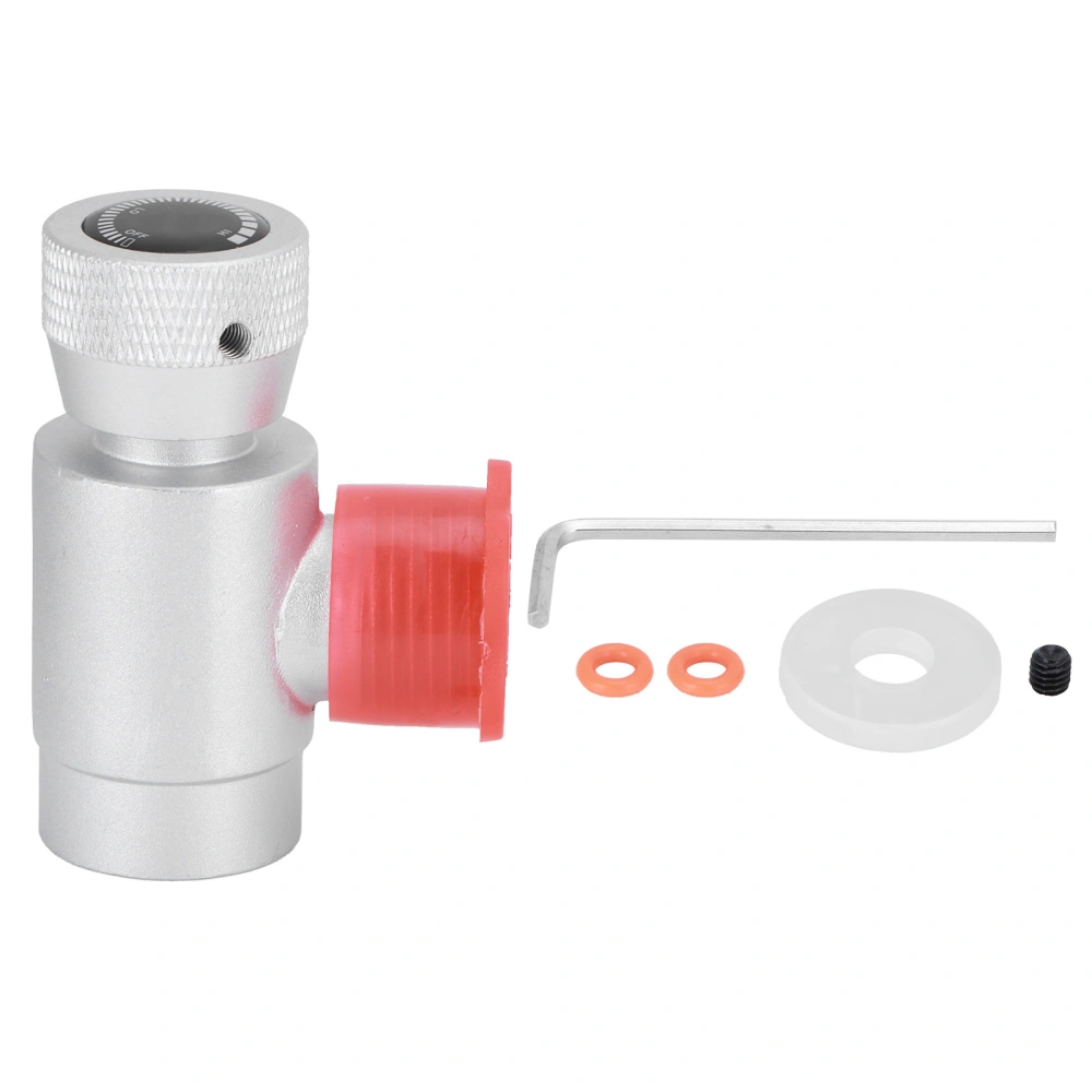 CO2 W21.8‑14 Thread Refill Adapter Connector Integrated Aluminum Soda Maker Refill Connector